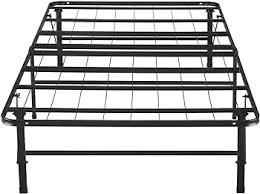 Photo 1 of ***DAMAGED - BENT - SEE PICTURES - NO PACKAGING***
Black, Foldable Metal Bed Frame, Twin, Platform Bed - Mattress Foundation - Box Spring Replacement - 30" x 80"
