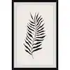 Photo 1 of "Black Fern Leaf" by Marmont Hill Framed Nature Art Print 18 in. x 12 in.
