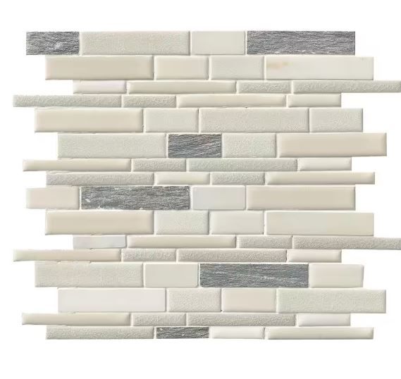 Photo 1 of (Bundle of 2) Everest Interlocking 12 in. x 12 in. Mixed Porcelain Floor and Wall Tile (10.4 sq. ft./Case)
