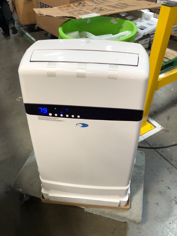 Photo 2 of ***USED - NO PACKAGING - UNTESTED - SEE COMMENTS***
Whynter ARC-12SD 12,000 BTU (6,936 BTU SACC) Dual Hose Cooling Portable Air Conditioner, Dehumidifier, and Fan with Storage bag, up to 400 sq ft in White