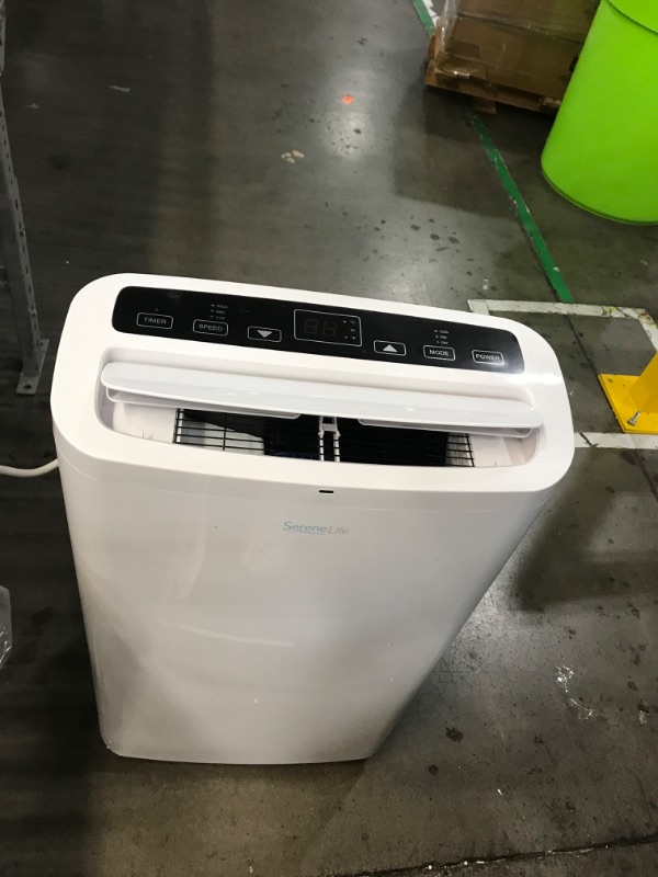 Photo 3 of **NONREFUNDABLE**FOR PARTS OR REPAIR**SEE NOTES**
SereneLife Small Air Conditioner Portable 14,000 BTU with Built-in Dehumidifier - Portable AC unit for rooms up to 650 sq ft - Remote Control, Window Mount Exhaust Kit