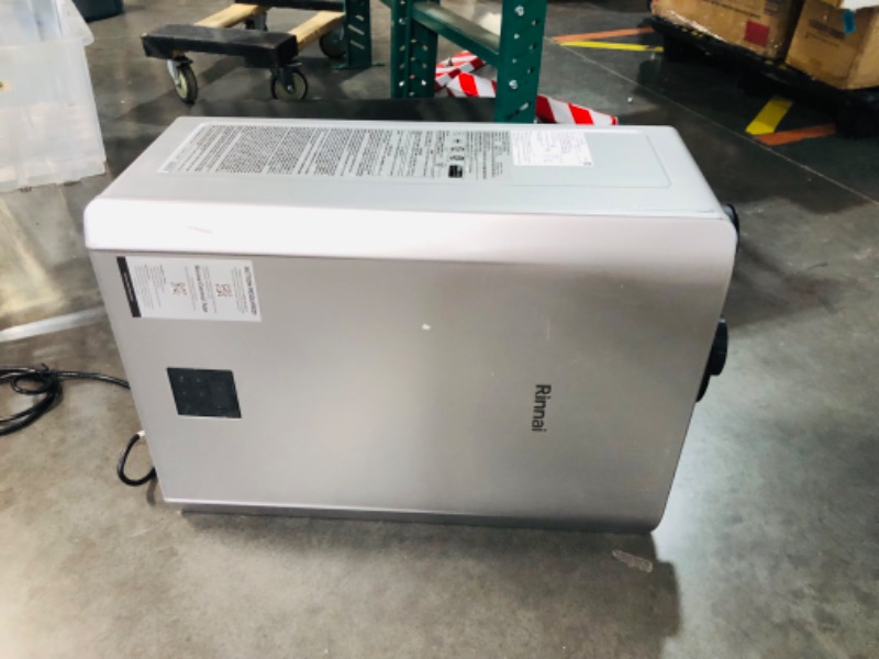 Photo 2 of ***USED - NO PACKAGING - UNABLE TO TEST - COVERED IN SCRATCHES - SEE PICTURES***
Rinnai RX199iN Condensing Smart Sense Natural Gas or Propane Tankless Water Heater, Indoor or Outdoor Water Heater, Up to 11.1 GPM, 199,000 BTU