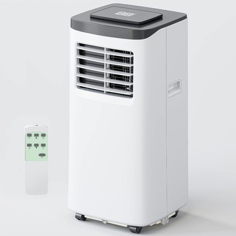 Photo 1 of 10000BTU Portable Air Conditioners - Portable AC Unit with Built-in Dehumidifier Fan Mode for Room up to 350 sq.ft. - Room Air Conditioner with 24H Timer & Remote Control Window Mount Kit
