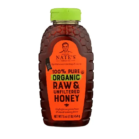 Photo 1 of **NON-REFUNDABLE 7/24/2025**Nature Nate S Organic Raw and Unfiltered Honey 16 Oz [Pack of 6]