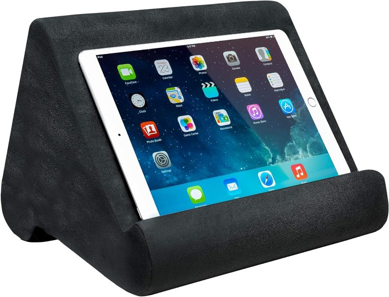 Photo 1 of  Pillow Pad Ultra Multi-Angle Soft Tablet Stand, Gray - Comfortable Angled Viewing for iPad, Tablets, Kindle, Smartphones, Books, Magazines, and More (SIMILAR