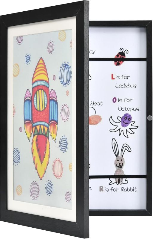 Photo 1 of 
Kids Artwork Picture Frame - 8.5x11 Front Opening Changeable Storage Painting Frame Display A4 Hanging Art Projects for Children Crafting Schoolwork Drawing...