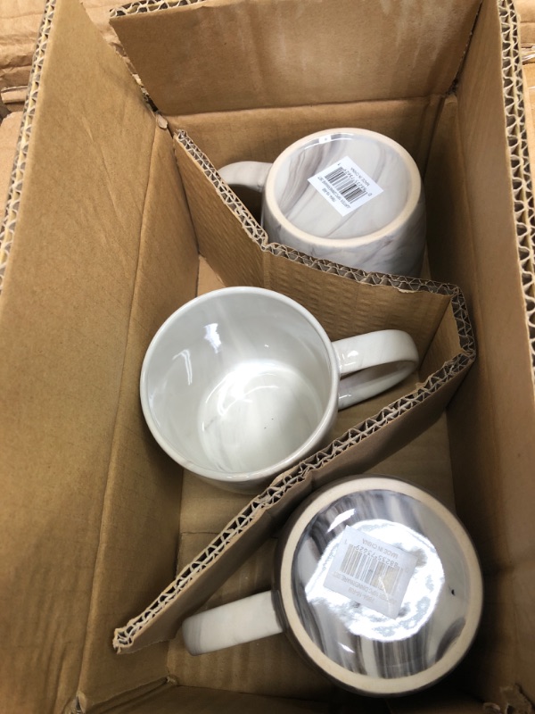 Photo 2 of ***USED - LIKELY MISSING PARTS - UNABLE TO VERIFY FUNCTIONALITY***
American Atelier Piper Round Dinnerware Set – 16-Piece Stoneware Collection w/ 4 Dinner Salad Plates, 4 Bowls & 4 Mugs – Unique Gift Idea for Any Special Occasion or Birthday, Gray