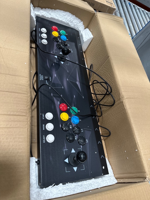 Photo 5 of ***PARTS ONLY NON REFUNDABLE***READ NOTES**
Arcade Fight Stick, 2 players PC Street Fighter Video Game Controller Fighting Joystick for PC, Nintendo Switch, NEOGEO Mini, NeoGeo Pro, PS3,Raspberry Pi, PS Classic, Android Black-For 2 players