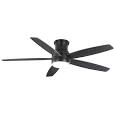 Photo 1 of Ashby Park 60 in. Integrated White Color Changing LED Matte Black Ceiling Fan with Light