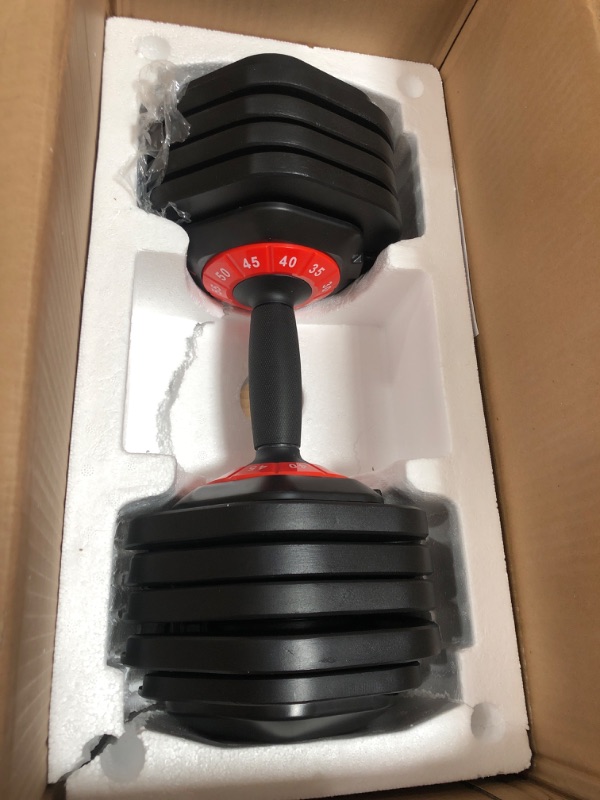 Photo 2 of 1 Dumbbell Only***Adjustable Dumbbell 55LB Single Dumbbell Weight