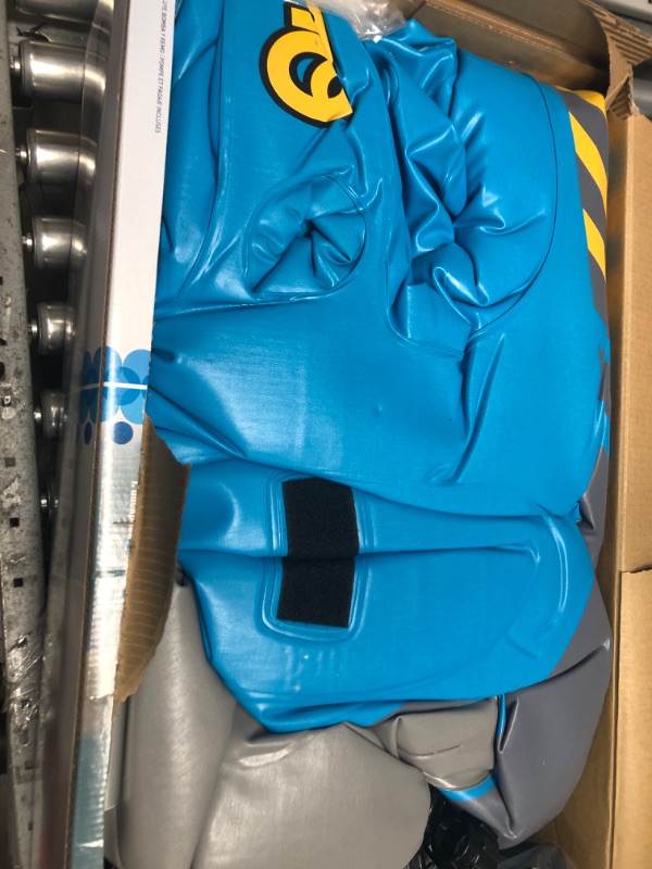 Photo 2 of **BACKPACK AND SEAT MISSING**
Sevylor Quikpak K1 One Person Kayak, Blue