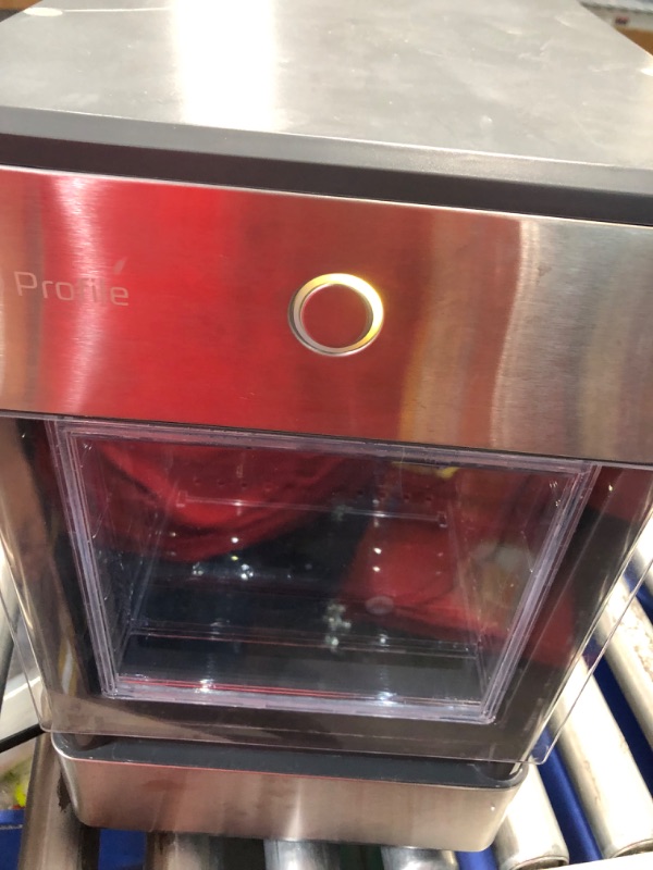 Photo 4 of ***DAMAGED - SEE COMMENTS***
GE Profile Opal | Countertop Nugget Ice Maker | Portable Ice Machine Complete with Bluetooth Connectivity | Smart Home Kitchen Essentials | Stainless Steel Finish | Up to 24 lbs. of Ice Per Day