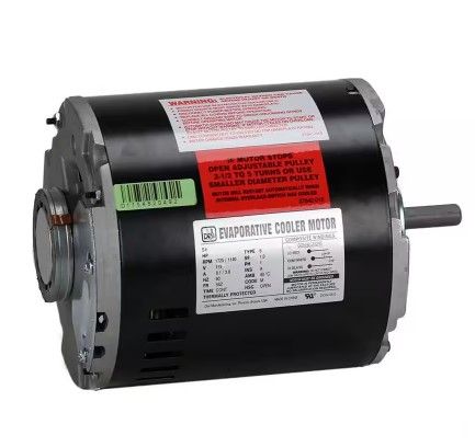 Photo 1 of 2-Speed 1/3 HP Evaporative Cooler Motor
