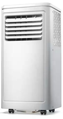 Photo 1 of 10,000 BTU (6,000 BTU DOE) 115-Volt Quiet 55 dB Portable Air Conditioner Dehumidifier and Remote to 300 sq. ft. White
