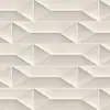 Photo 1 of 39 pack Daltile LuxeCraft Olympus Glossy 4-1/4 in. x 12-7/8 in. Glazed Ceramic Wave Crest Wall Tile (8.36 sq. ft./Case)