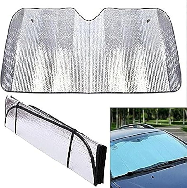 Photo 1 of  Car Windshield Sunshade Foldable Reflective Sun Visor
