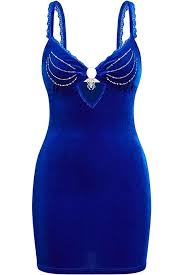 Photo 1 of  Rhinestone Detail Contrast Lace Trim Cami Dress