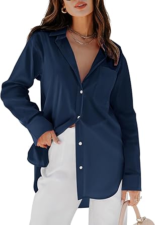 Photo 1 of  Womens Button Down Shirts Dress Shirts Long Sleeve Blouses
SIMILAR TO PHOTO