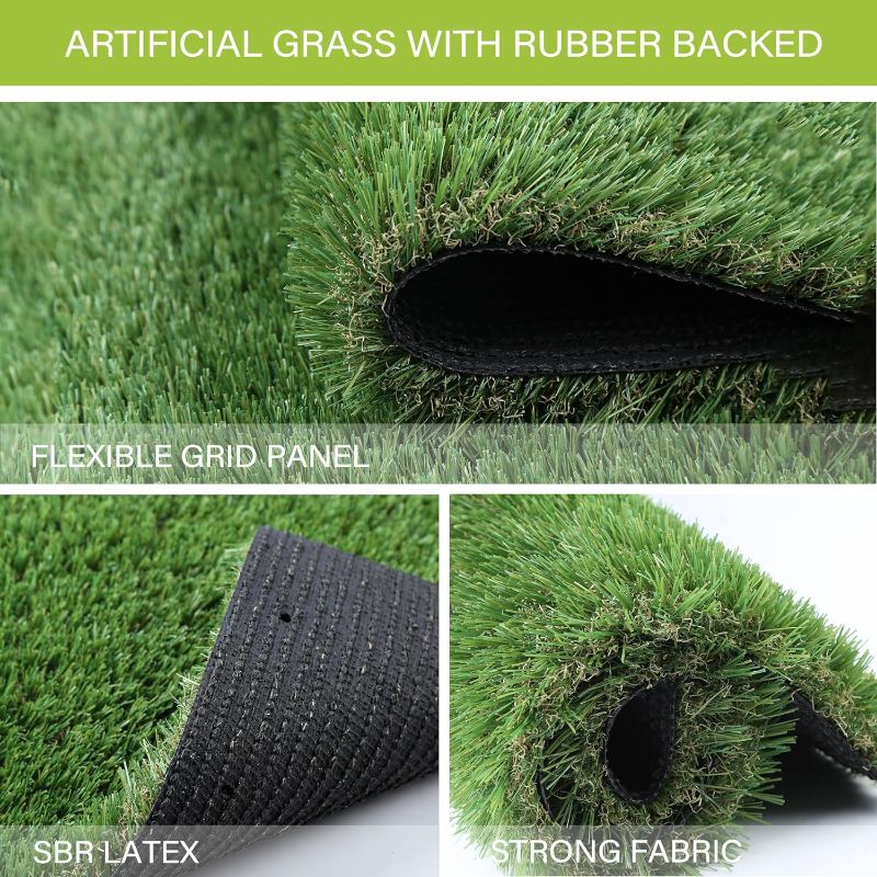 Photo 3 of (READ FULL POST) Dogs  For Potty Training, Artificial Grass for Dogs Puppy Fake Grass Pads 3×5ft Large Dogs Supplies Pets Litter Rugs for Puppy Training Green 3x5 FT