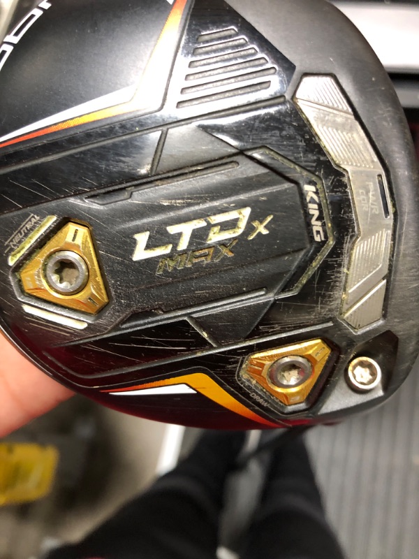 Photo 2 of (READ FULL POST0 Cobra Golf 2022 LTDX Max Men's Fairway Matte Black-Gold Fusion Right (It has a senior shaft)

