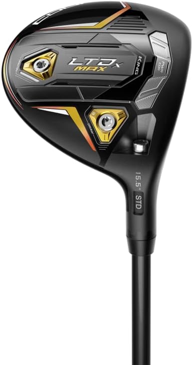 Photo 1 of (READ FULL POST0 Cobra Golf 2022 LTDX Max Men's Fairway Matte Black-Gold Fusion Right (It has a senior shaft)

