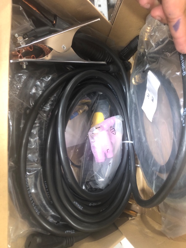 Photo 3 of ***USED - POWERS ON - UNABLE TO TEST FURTHER - MIGHT BE MISSING PARTS***
hynade Tig Welder TIG215A, HF ARC/TIG/Stick TIG Welders 215 Amp 110/220V Dual Voltage TIG Welding Machine