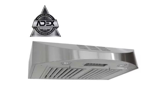 Photo 1 of 30 in. 400 CFM Ductless Recirculating Under Cabinet Range Hood in Stainless Steel
