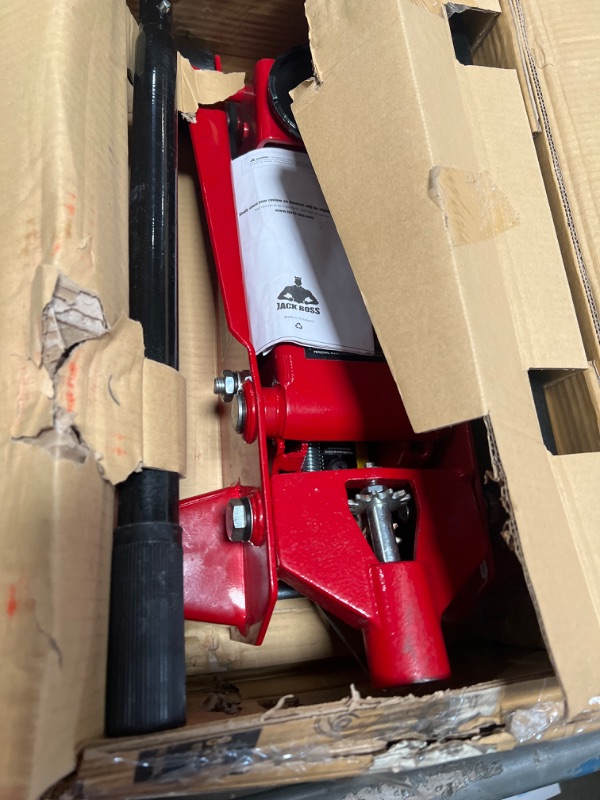 Photo 2 of 
Jack Boss Floor Jack 3 Ton Capacity Fast Lift Service Jack Steel Heavy Duty Hydraulic Car Jack
Color:RED
Size:3 Ton