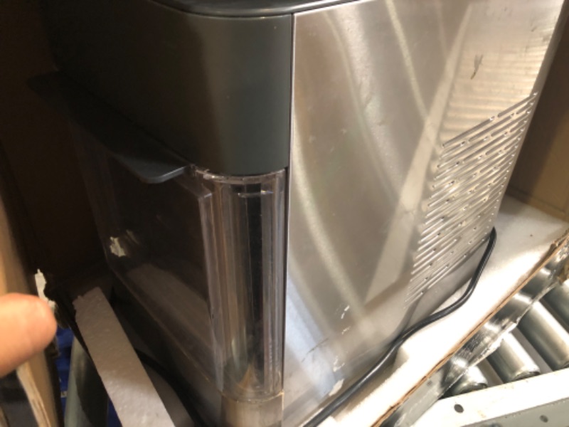 Photo 5 of (For parts power doesn’t work)
GE Profile Opal 2.0 with 0.75 Gallon Tank, Chewable Crunchable Countertop Nugget Ice Maker, Scoop included, 38 lbs in 24 hours, Pellet Ice Machine with WiFi & Smart Connected, Stainless Steel Opal 2.0 + Side Tank Stainless S