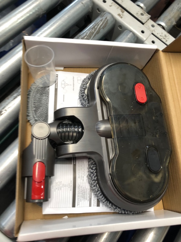 Photo 6 of ***USED - LIKELY MISSING PARTS - UNABLE TO VERIFY FUNCTIONALITY***
Electric Wet Dry Mopping Head for Dyson V15 V8 V7 V10 V11 Vacuums Cleaners, Haoyijor Vacuum Attachments Mop with Removable Water Tank, 6 Mop Cloths, Hardwood Floor Attachment with LED Ligh