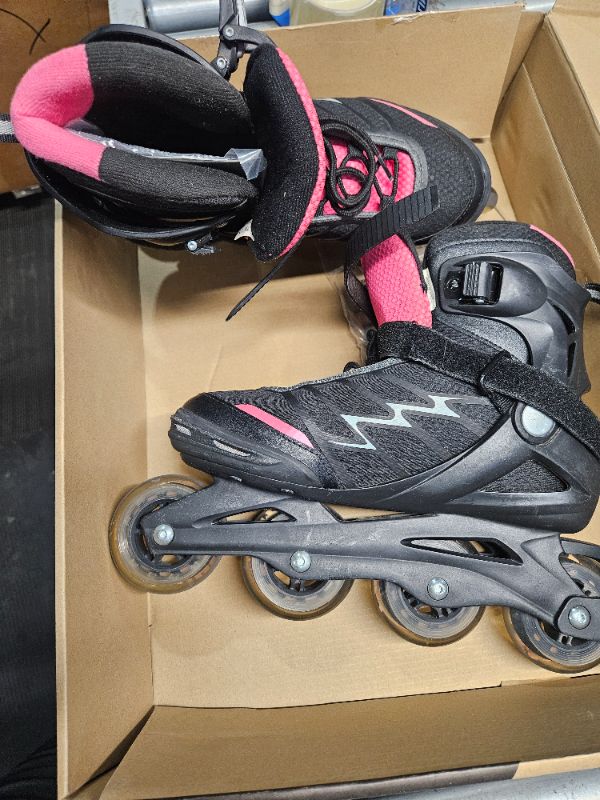 Photo 2 of **STOCK PHOTO FOR REFERENCE ONLY**
Roller Derby Aerio Womens Inline Skates 10 Black/Pink