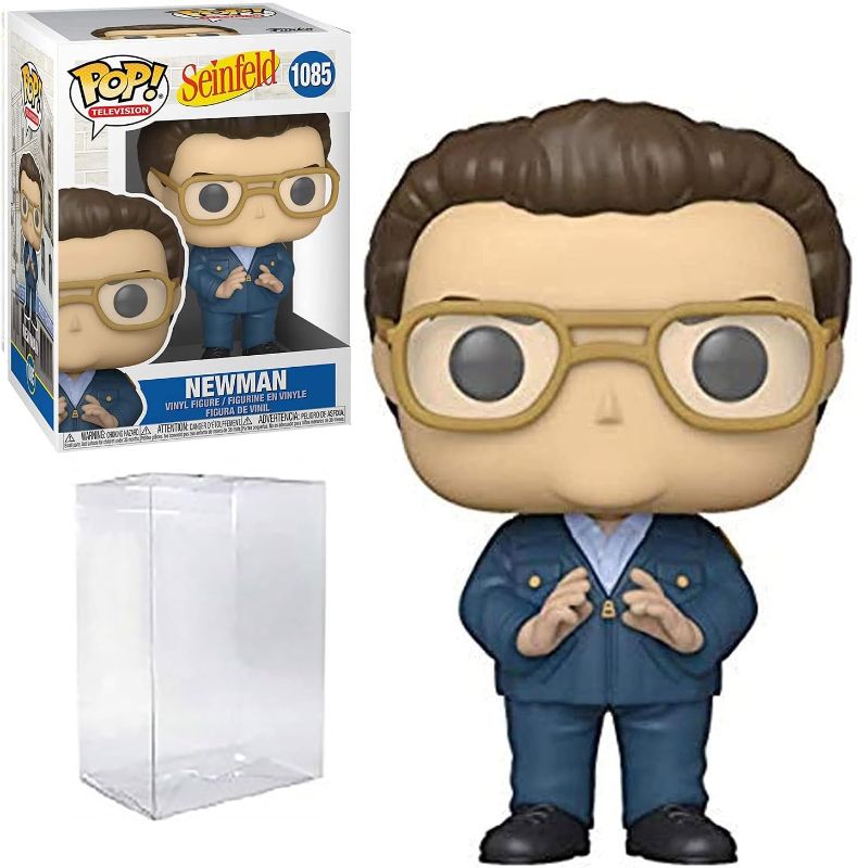 Photo 1 of [POP] +Replacement + [Seinfeld- Newman The Mailman - Vinyl Figure #1085 - Bundled with Pop Box Protector Case] + [Funko]
