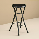 Photo 1 of Black Folding Metal Stool - Freeship