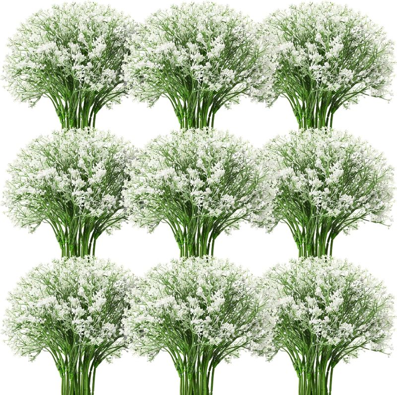 Photo 1 of 
4 Bunches**Ysleen 64 Pieces Artificial Flowers Plastic Baby Breath Flowers Faux Gypsophila DIY Floral Bouquets Arrangement Baby Breath Wedding Party Decoration for...
Color:White
Item Package Quantity:64