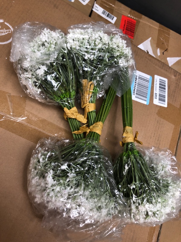 Photo 2 of 
4 Bunches**Ysleen 64 Pieces Artificial Flowers Plastic Baby Breath Flowers Faux Gypsophila DIY Floral Bouquets Arrangement Baby Breath Wedding Party Decoration for...
Color:White
Item Package Quantity:64