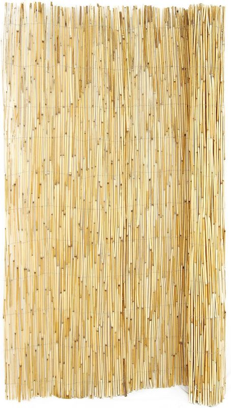 Photo 1 of 
Backyard X-Scapes Natural Reed Fencing Decorative Fence for Backyard Garden Fencing Divider 4 ft H x 8 ft L
Size:48 in H x 96 in L
Color:Natural
Number of Items:1