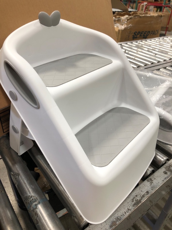 Photo 1 of 
Photo for Reference Only***Dual Height 2 Step Stool for Kids | Slip Resistant Soft Grip Toddler's Stool for Potty Training and Use in The Bathroom or Kitchen | BPA Free for...
Size:Pack of 2
Color:Gray