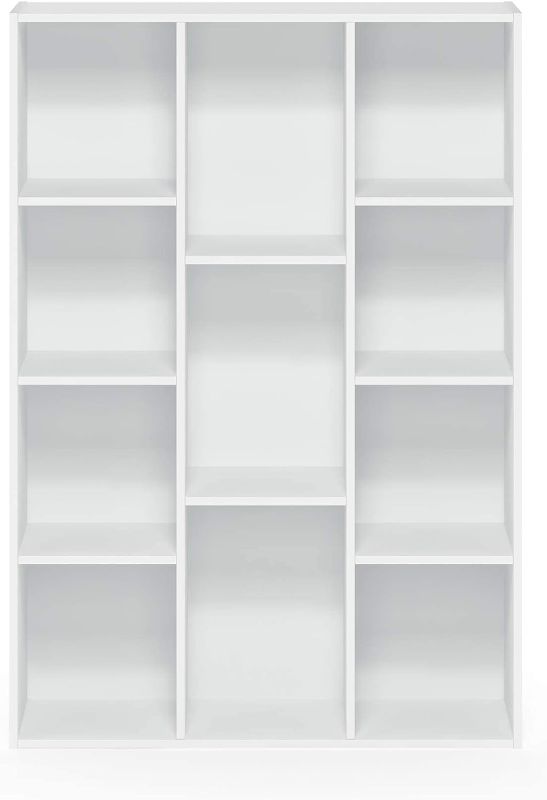 Photo 1 of 
Furinno Luder Bookcase / Book / Storage , 11-Cube,Open  White
Color:White
Size:11-Cube