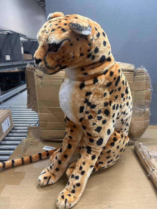 Photo 1 of 
Melissa & Doug Giant Cheetah - Lifelike Stuffed Animal (Stands Nearly 3 Feet Tall)