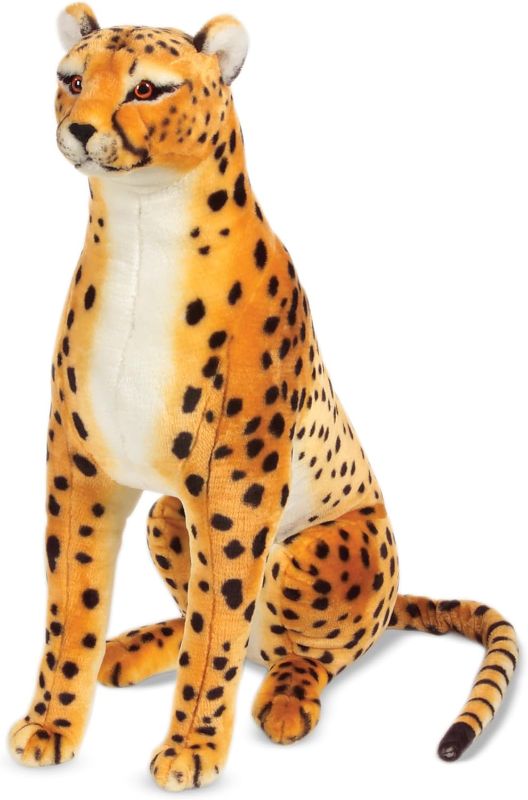 Photo 1 of 
Melissa & Doug Giant Cheetah - Lifelike Stuffed Animal (Stands Nearly 3 Feet Tall)