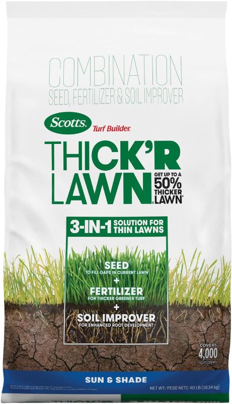 Photo 1 of (READ FULL POST) Scotts 30156 Turf Builder Thick'R Lawn 40 lb.