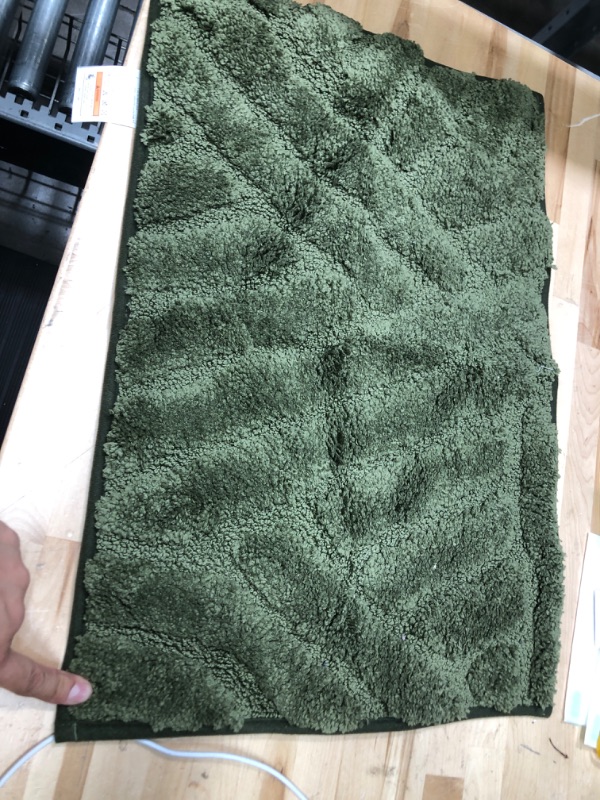 Photo 1 of 16"x24" green bathroom rug 
