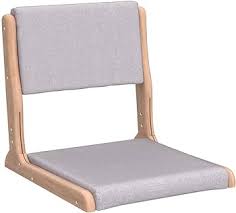Photo 1 of ?? Tatami Chair Accent Furniture,Foldable Meditation Floor Chair, Living Room Chair Floor Seat, Portable Japanese Legless Chair,Lazy Sofa for Bay Window Meditation Reading (Grey Fabric)