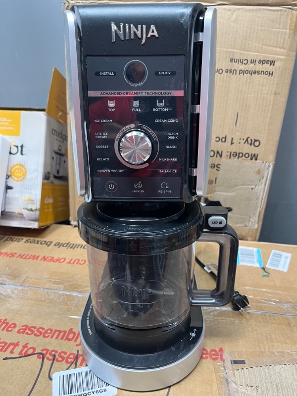 Photo 1 of 
Ninja NC501 CREAMi Deluxe 11-in-1 Ice Cream & Frozen Treat Maker for Ice Cream, Sorbet, Milkshakes, Frozen Drinks & More, 11 Programs, Perfect for...
Style:(2) 24 oz. Pints