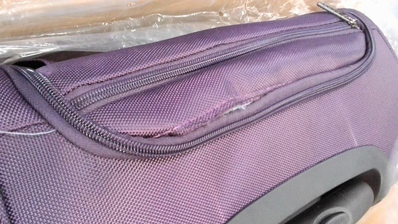 Photo 3 of ***SEE NOTES***
Travelers Club Unisex Underseater USB Port Carry-On Luggage, Purple, 15"