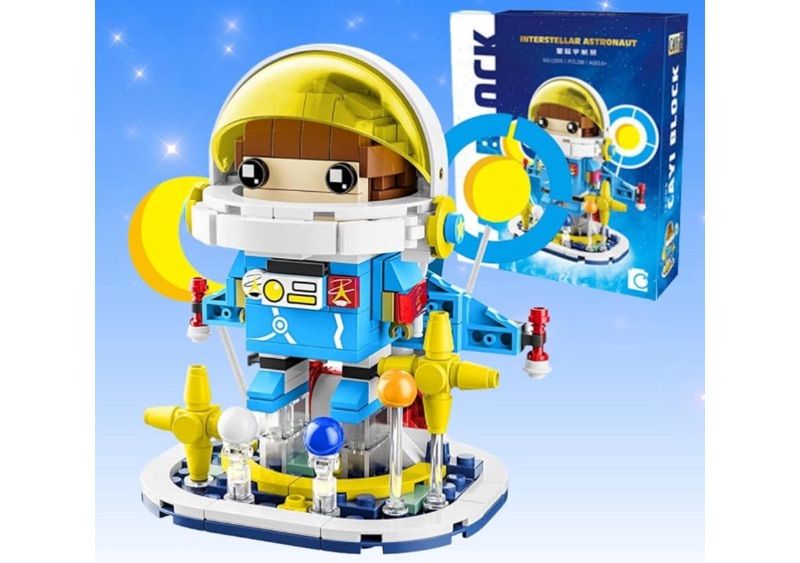 Photo 1 of (READ FULL POST) Astronaut Space Brickheadz Building Block Kit, 299 PCS Explore Space Creative DIY Building Brick Toys for Home Christmas Holiday Decorations and Gifts for 6 7 8 9 10+ Age Kids and Adult