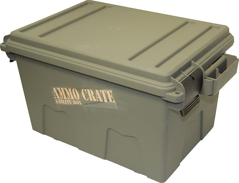 Photo 1 of * MISSING LID* MTM ACR7-18 Ammo Crate Utility Box, Large, Green
