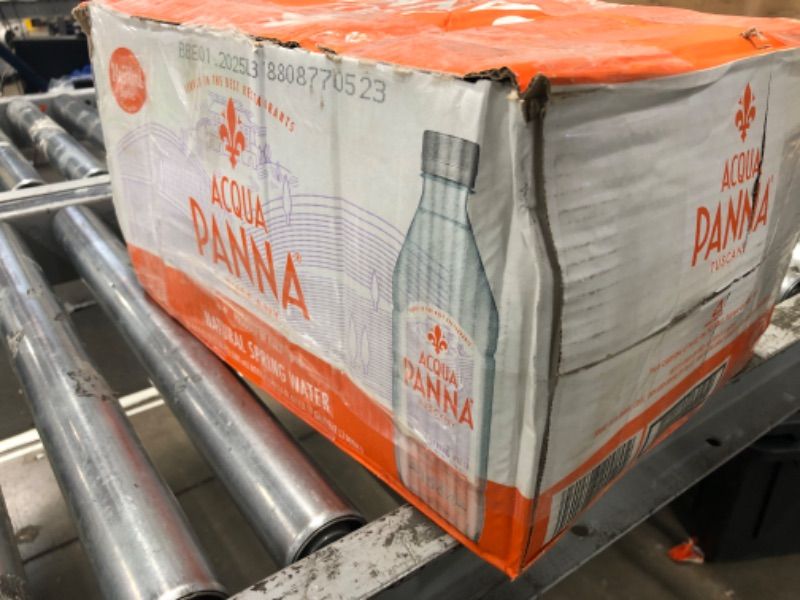 Photo 2 of * DATED 01 2025* Acqua Panna Natural Spring Water, 16.9 Fl. Oz. Plastic Bottles, Pack of 24