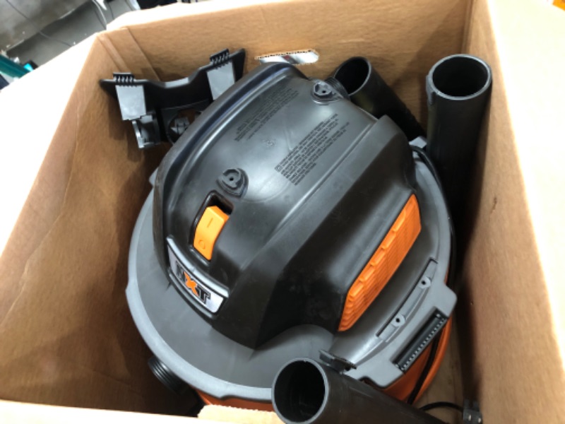 Photo 2 of 14 Gallon 6.0 Peak HP NXT Wet/Dry Shop Vacuum with Fine Dust Filter, Locking Hose and Accessories
