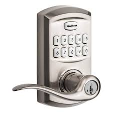 Photo 1 of *MISSING PARTS* 917 SmartCode Satin Nickel Keypad Electronic Single-Cylinder Tustin Door Lever Featuring SmartKey Security
161
